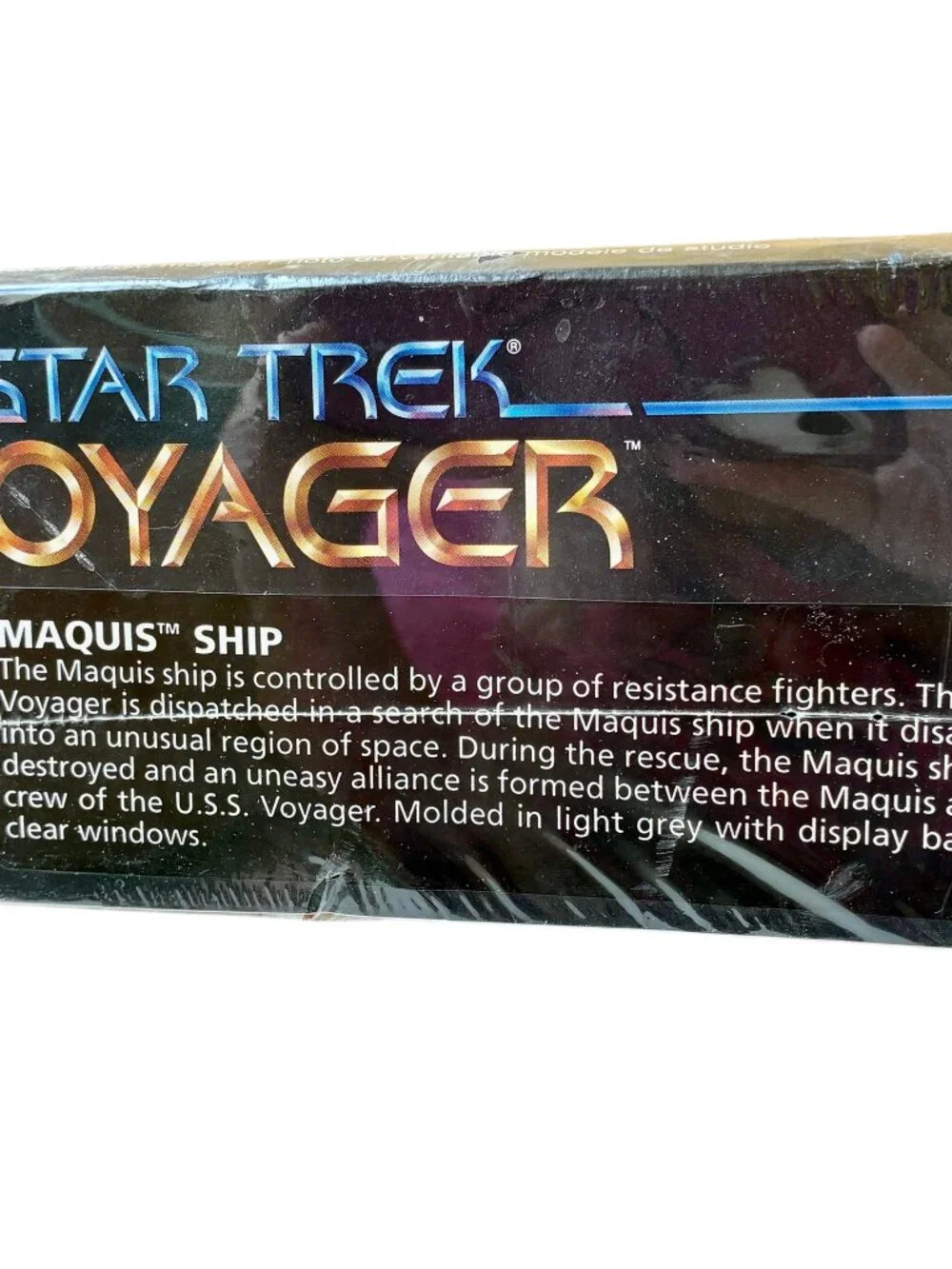 Star Trek Voyager Maquis Ship Vintage 1995 Monogram 3605 New sealed box dented